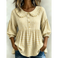 ⌛Limited-Time Offer-Women's Casual Gingham Print Top