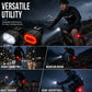 🔦USB Rechargeable Bike Light Set 🚲 Light Up the Road, Ride Home Safe – No Batteries, No Fuss ✨