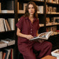 Women's Casual Loose Short Sleeve Button Jumpsuit