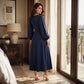⌛Limited-Time Offer-Women's Casual V-Neck Maxi Dress with Puff Sleeve