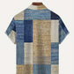👔🎨 Men's Contrast Color Pattern Shirt