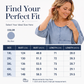Women's Short Sleeve Denim Print T-Shirt