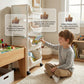 📦🪜Slim Rolling Storage Cart with Multi-Tier Shelves