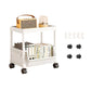 📦🪜Slim Rolling Storage Cart with Multi-Tier Shelves