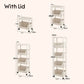 📦🪜Slim Rolling Storage Cart with Multi-Tier Shelves
