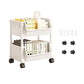 📦🪜Slim Rolling Storage Cart with Multi-Tier Shelves