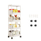 📦🪜Slim Rolling Storage Cart with Multi-Tier Shelves