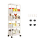 📦🪜Slim Rolling Storage Cart with Multi-Tier Shelves