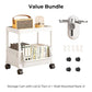 📦🪜Slim Rolling Storage Cart with Multi-Tier Shelves