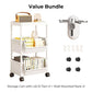 📦🪜Slim Rolling Storage Cart with Multi-Tier Shelves