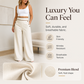 ⌛Limited-Time Offer🛍️Women's High-Waisted, Highly Stretchy Wide-Leg Pants with Contrast-Color Piping