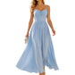 👗✨ Women's Elegant Spaghetti Strap Maxi Dress – 50% OFF! Flowing silhouette, delicate straps, timeless elegance – perfect for summer & special occasions. 🔥🌸
