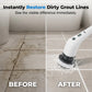 Rechargeable Electric Cleaning Brush with Interchangeable Heads