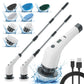 Rechargeable Electric Cleaning Brush with Interchangeable Heads