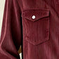 Women's Casual Ribbed Button Down Shirt