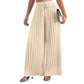 Best Seller🔥 👖 Pleated wide-leg pants with an adjustable drawstring – soft drape and wrinkle-free elegance