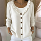 🌸Hot Sale 50% OFF💖Women's Ruffle Collar Knit Cardigan