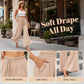 Women's Casual High Waisted Wid-Leg Pants