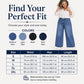 Women's Casual Straight-Leg Cropped Jeans