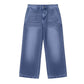 Women's Casual Straight-Leg Cropped Jeans