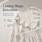 Women's Resort Style V-Neck 2-Piece Outfit Loose Long Sleeve Top Wide Leg Pants Set