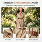 🌸Hot Sale 50% OFF💖Women Long Sleeve Shirt Maxi Dress with Belt Classic Turndown Collar Holiday Resort Long Dress