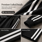 ⌛Limited-Time Discount-Women's Two-Piece Casual Set V-Neck Long Sleeve Top and Wide Leg Striped Pants Outfit