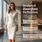 Elegant Stand Collar V-Neck Bodycon Dress