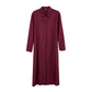 Women's Elegant Maxi Shirt Dress