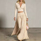 Women's Crop Top & Maxi Skirt Set