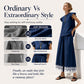 Women's Summer Ruffle Sleeve Top & Lace Hem Pants Set