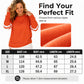 Women's Oversized Crewneck Striped Pullover