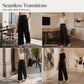 Women's High Waisted Asymmetric Wrap Suit Pants