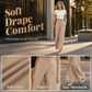 Women's High Waisted Asymmetric Wrap Suit Pants