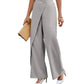 Women's High Waisted Asymmetric Wrap Suit Pants