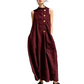 Women's Chic Sleeveless Button Maxi Dress