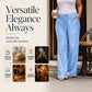 🔥New Arrivals & Special Offers-Women's Elastic Waist Straight-Leg Pants