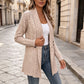 Women's Casual Double-Breasted Knit Cardigan