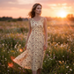 💞Women's Floral Print Sleeveless Maxi Dress with Pockets