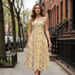 💞Women's Floral Print Sleeveless Maxi Dress with Pockets