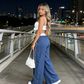 Women's High-Waist Wide-Leg Pants