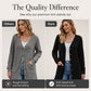 Mid-Length Knit Cardigan With Pockets