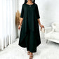 Women's Chic Asymmetrical Top & Wide-Leg Pants Set