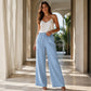 ⌛Limited-time offer-Women's Casual Drawstring Wide-Leg Pants