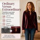 Women's Elegant Velvet V-Neck Top