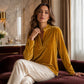 Women's Elegant Velvet V-Neck Top