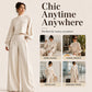 Women's Casual Cropped Top & Wide Leg Pants Set