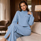 Women's Casual Cropped Top & Wide Leg Pants Set