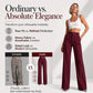 Women's High-Waisted Striped Wide-Leg Pants