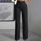 Women's High-Waisted Striped Wide-Leg Pants